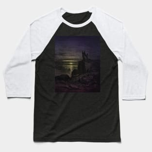 High Resolution Gustave Doré Illustration Rebehold the Stars Tinted Baseball T-Shirt